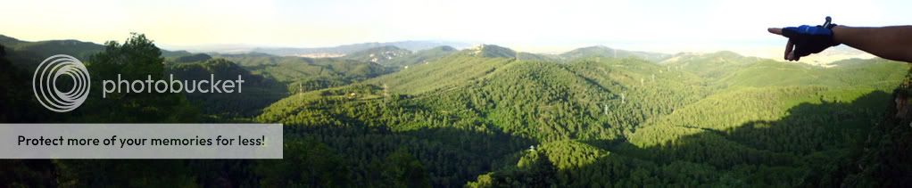 Panoràmica desde el mirador de Begues
