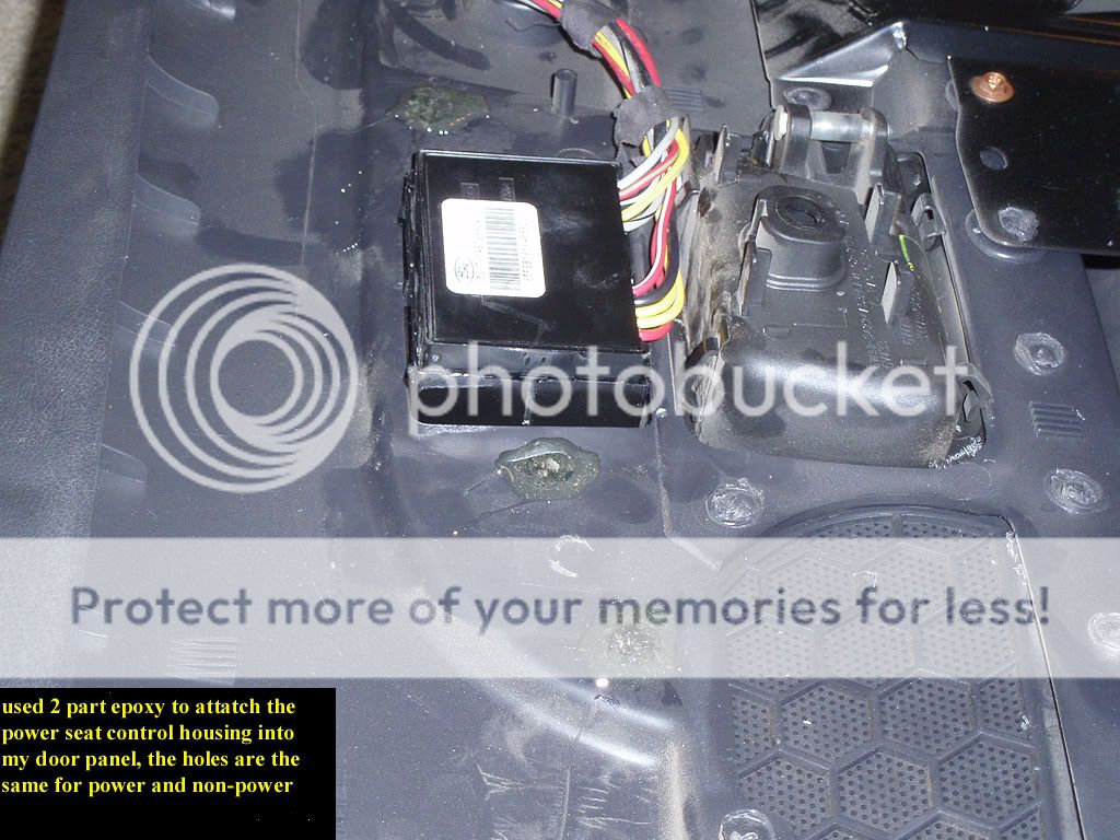 2006 Crown vic PI power seat install pictures. Body and Interior