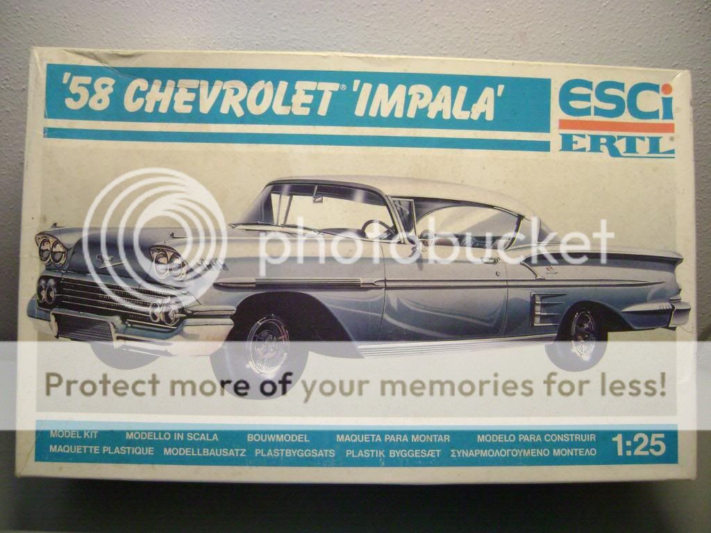 the 1958 Chevy ImpalaAll incl pictured belowOpen box looks complete