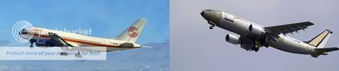 Der erste (1972) und der letzte (2007) A 300 - Foto: Airbus