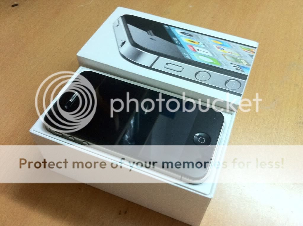 iPhone 4s Lock Pháp imei 01 Black Fullbox 99% 4txxx.... - 1